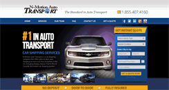 Desktop Screenshot of nmotionautotransport.com
